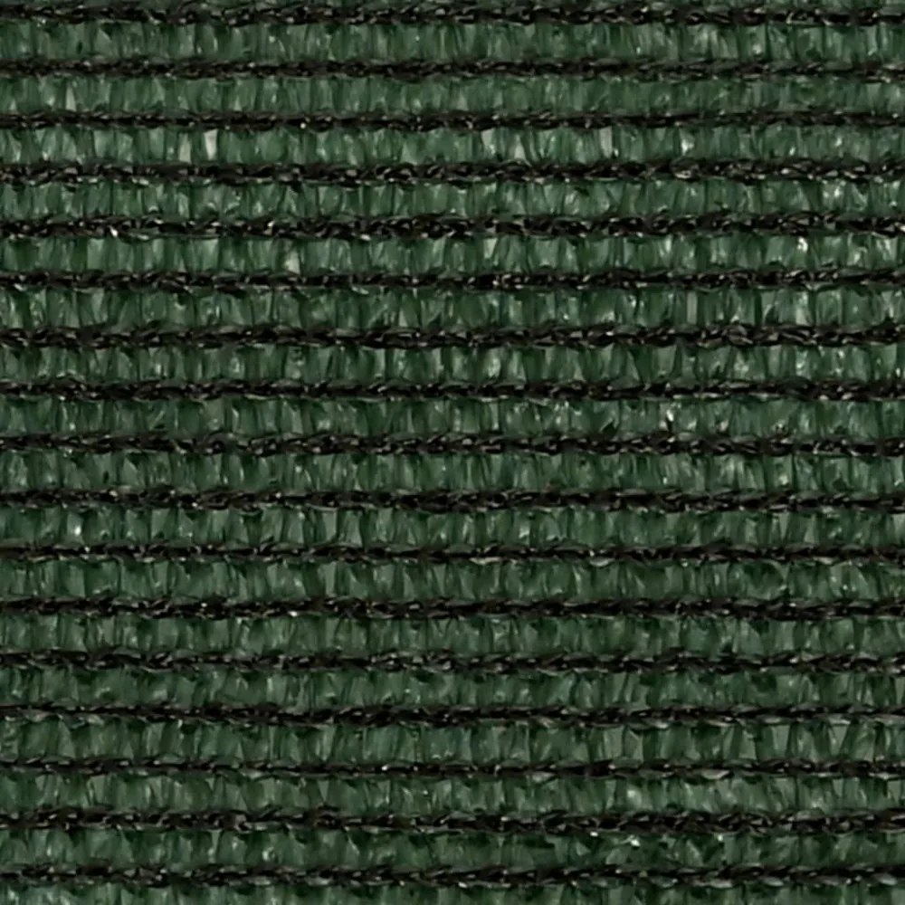 sötétzöld HDPE napvitorla 160 g/m² 2,5 x 3 m