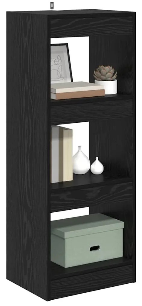 Könyvespolc Musta tammi 40 x 30 x 103 cm Faanyag