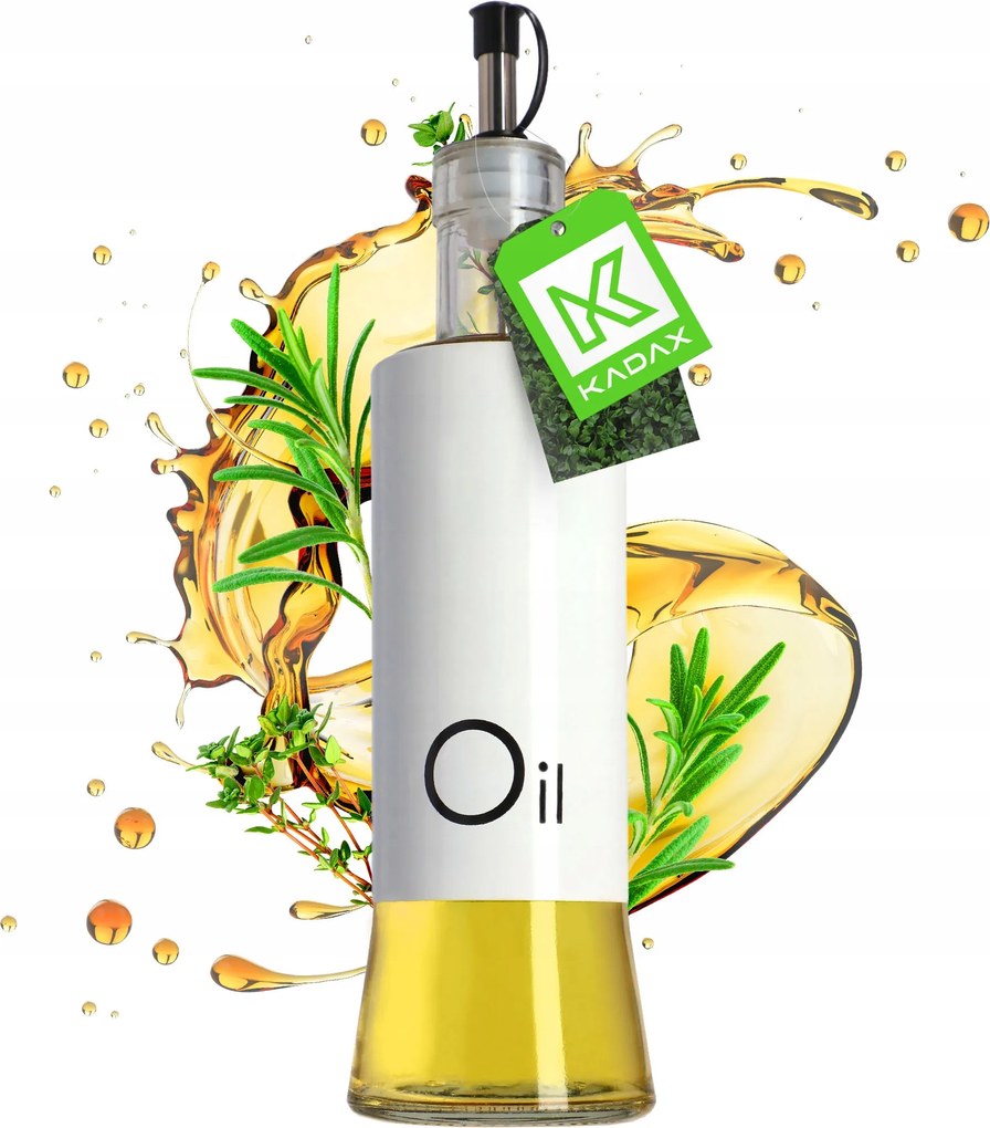 Olívaolaj Üvegpalack Adagolóval 320 ml Ecet Olívaolaj Adagoló Fehér