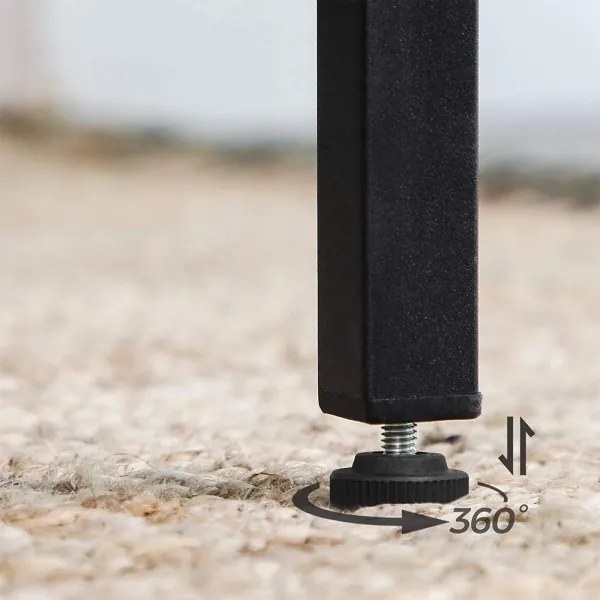 BARTIS bárasztal barna/fekete