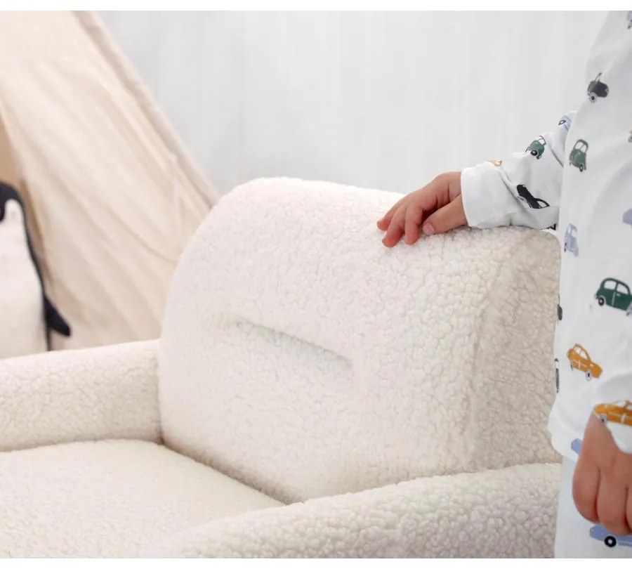 Gyerek ülőke Cobie Teddy - White