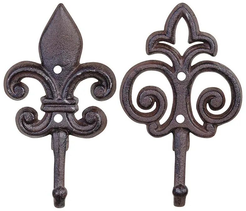 Öntöttvas akasztó, 20 cm, B