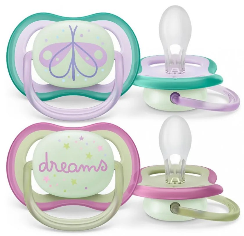 Baba cumi Ultra air Night Avent 0 - 6 hónap - 2 darab lány
