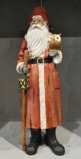 Dekoráció Télapó lámpással