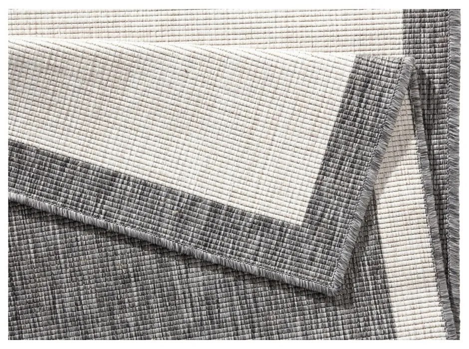 Panama szürke-krémszínű kültéri szőnyeg, 80 x 250 cm - NORTHRUGS