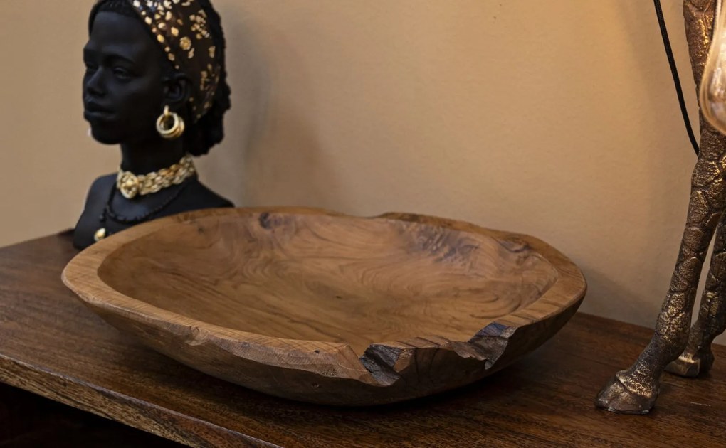 Tálca wahan teak 43x38x7cm