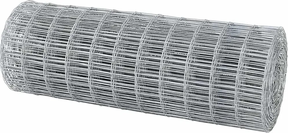 vidaXL Európai Kerítés 0,4 x 25 m PVC-bevonatú vas