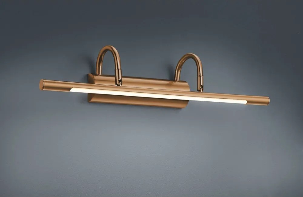 Sárgaréz színű LED fali lámpa Cuadro – Trio