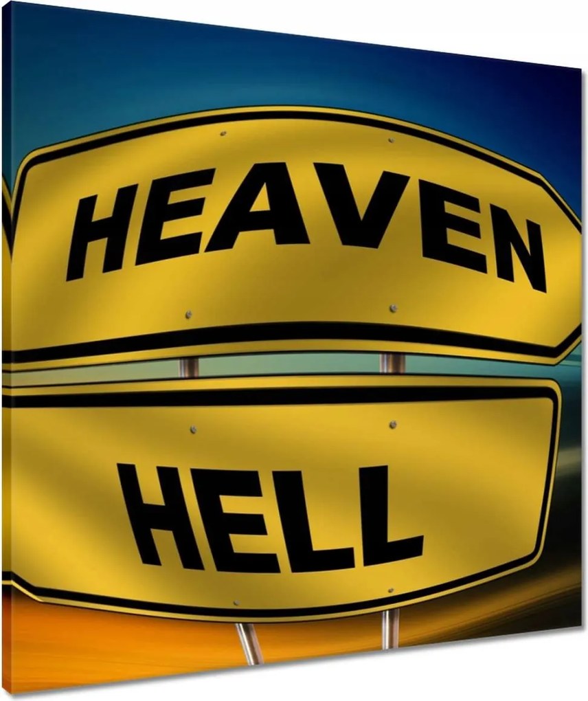 Vászonkép 60x60 Válaszút előtt