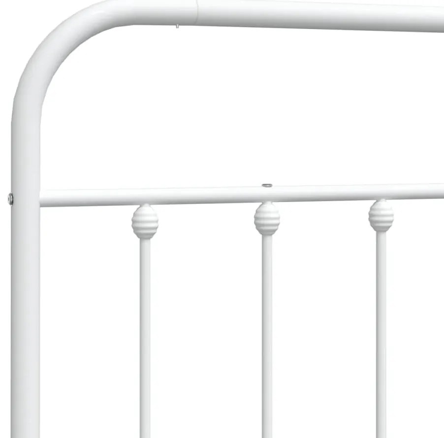 fehér fém fejtámla 90 cm