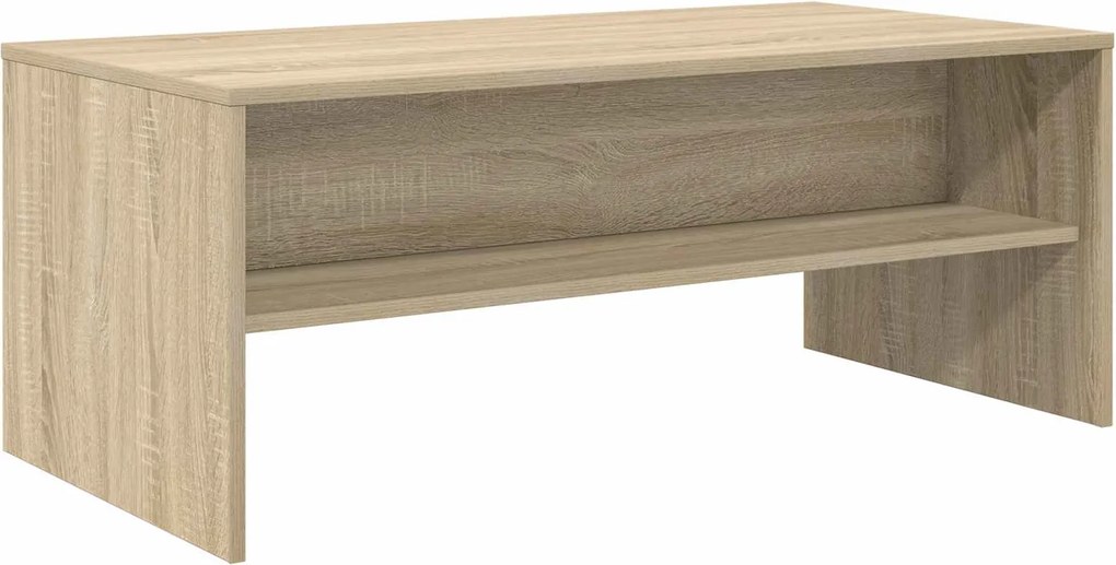 vidaXL Dohányzóasztal Sonoma tölgy 100 x 50 x 40 cm Faanyag
