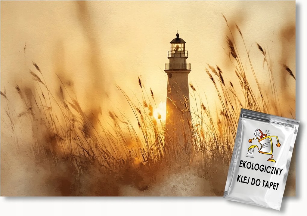 Fotótapéta Flizelina Tájkép Világítótorony Naplemente 200x140 ragasztó