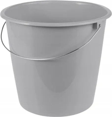 Keeeper Vödör fém fogantyúval 28,5 x 26 cm 10 liter Szürke