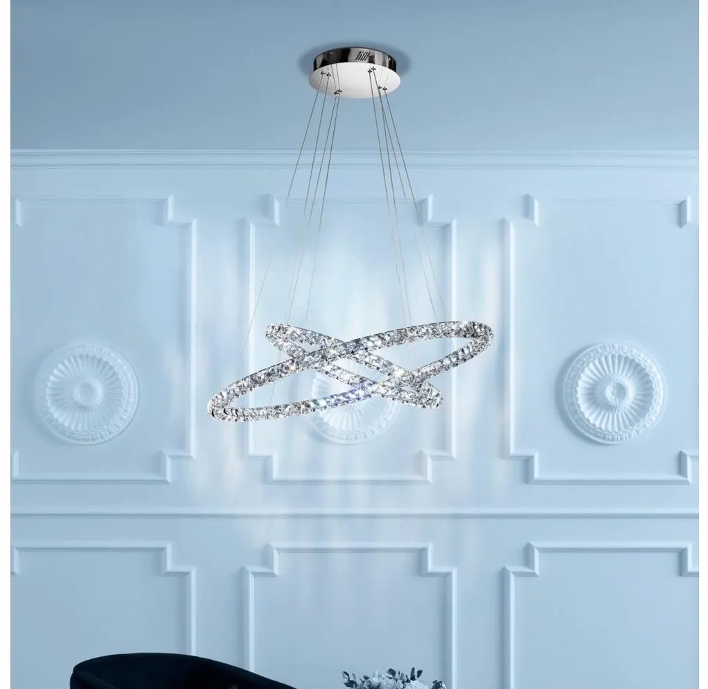 Eglo 93946 - LED Csillár zsinóron TONERIA LED/56,1W/230V