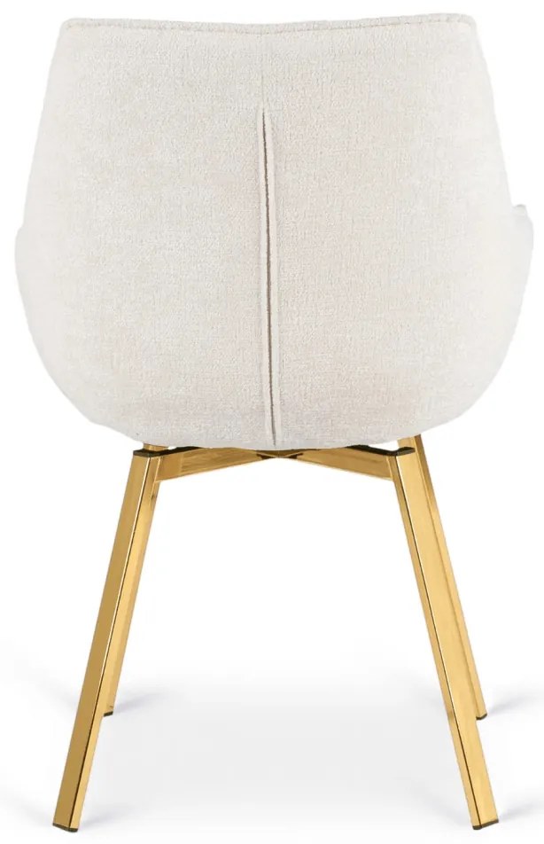 Bézs Bouclé Forgószék MIA