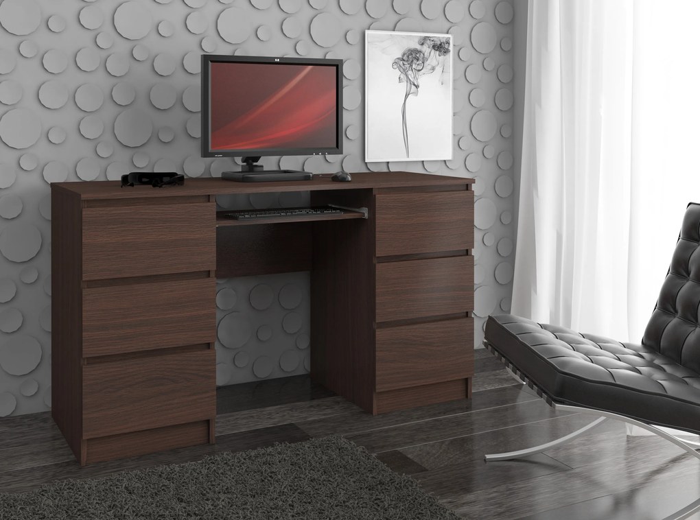 PC asztal Behati (wenge). Akció -17%. 1069037