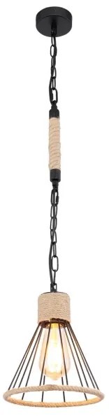 Globo 15676H - Csillár láncon HALIA 1xE27/60W/230V