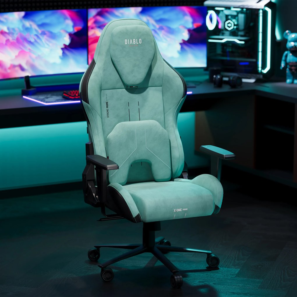 Gamer szék Normal Size, menta-fekete: Diablo X-One Prime Mystic Mint