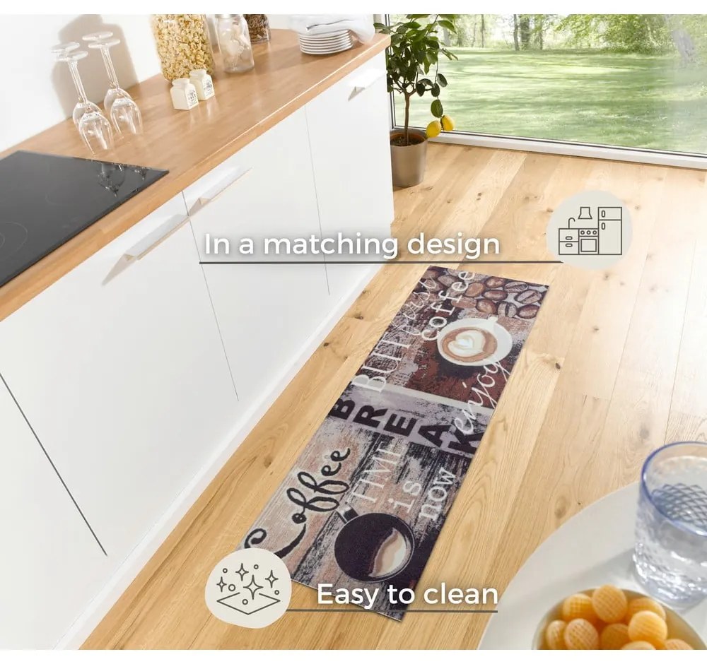 Barna futószőnyeg 50x150 cm Enjoy Coffee Break – Hanse Home