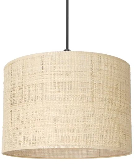 Csillár zsinóron RATTAN 1xE27/60W/230V á. 25 cm rattan