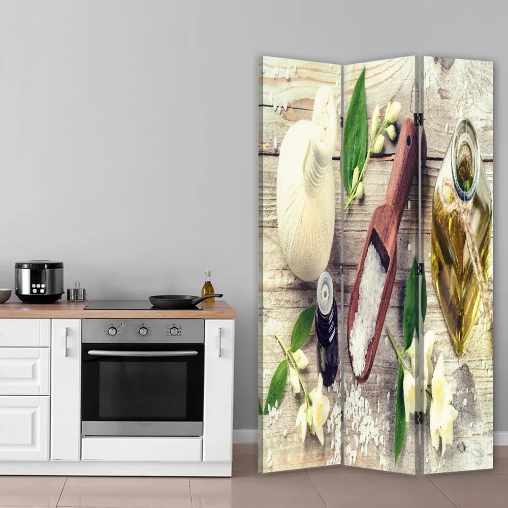 Gario Paraván Ethereal fuszerek Méret: 145 x 170 cm, Kivitelezés: Forgó paraván 360°