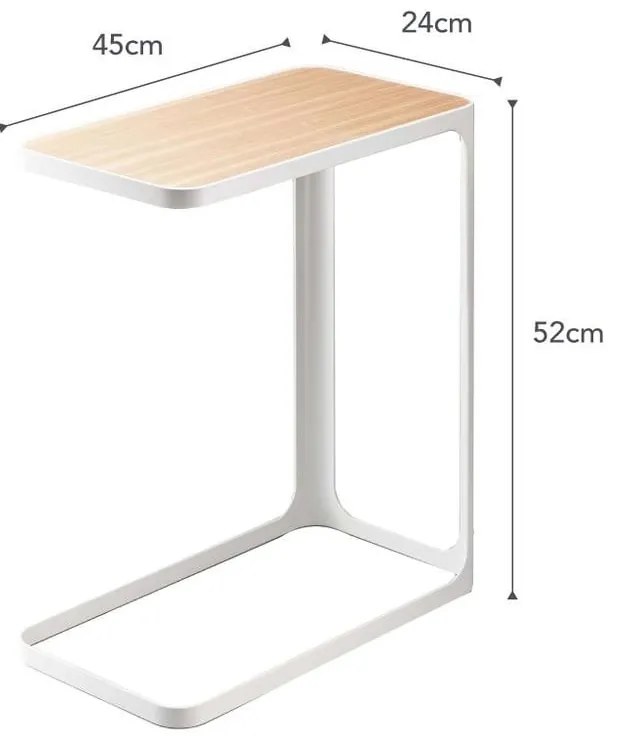 Frame fehér tárolóasztal - YAMAZAKI