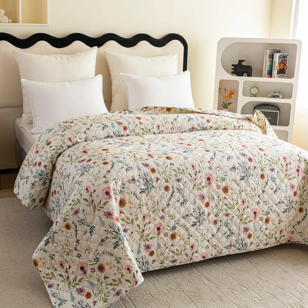 HERBALIS krémszínű ágytakaró Méret: 220 x 240 cm