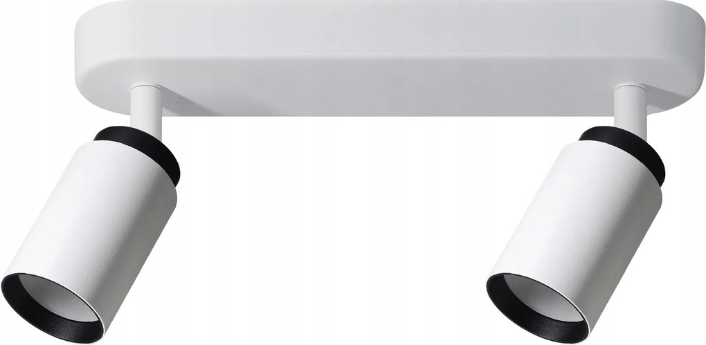 Edo Fali lámpa Spot Malga 2 Duo Led GU10 lámpatest fehér-fekete