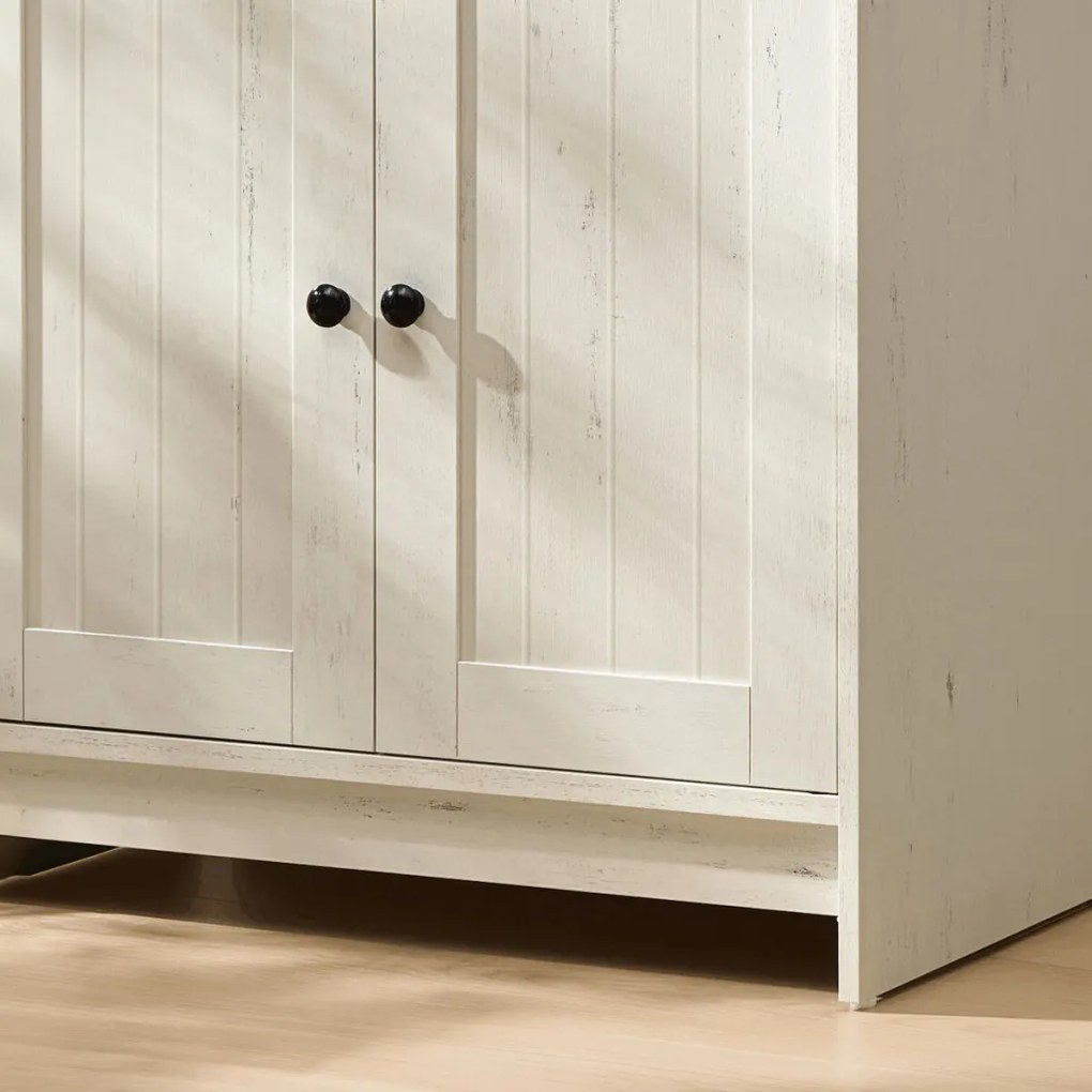 Koupelnová skříňka 60x30x61cm, mdf, bílá, AUK-E1155 WT