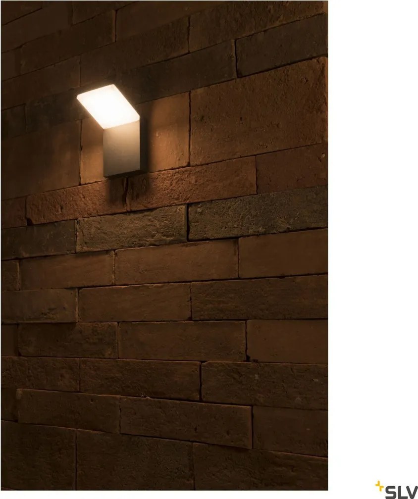 SLV 232905 ORDI Modern Kültéri Fali Lámpa Antracit LED IP44