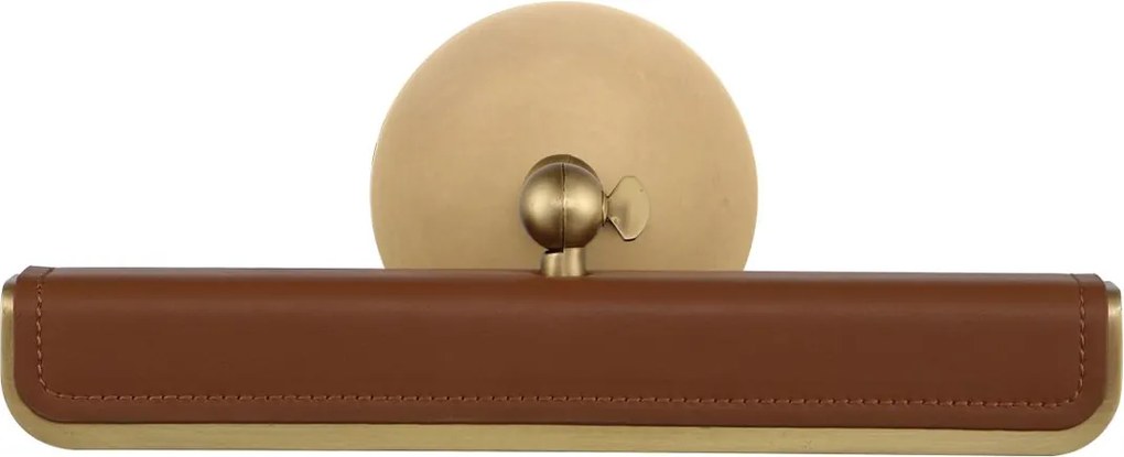 Quintiesse vintage falikép világítás valise picture barna sárgaréz elsqnvaliseplsvbscl
