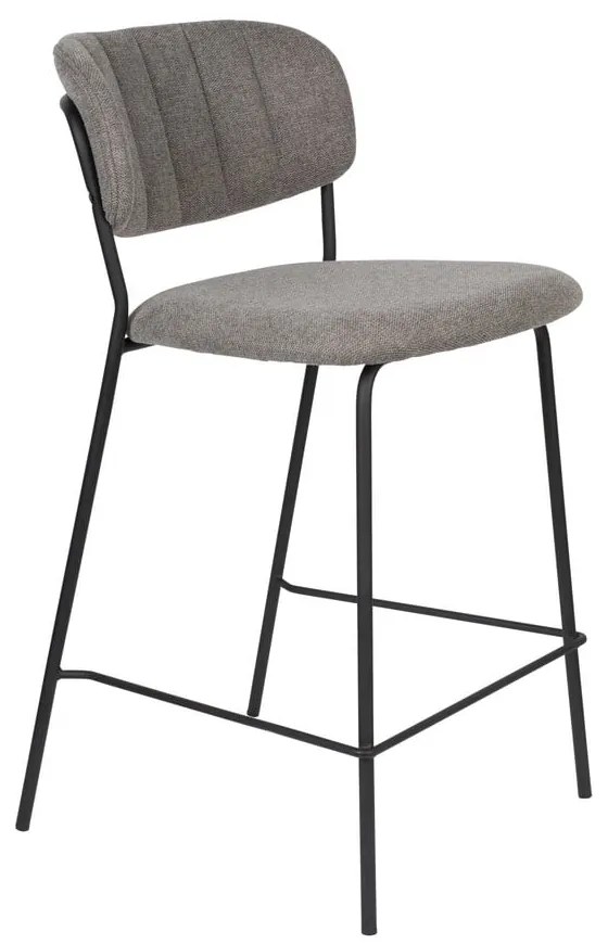 Szürke bárszék szett 2 db-os 89 cm Jolien – White Label