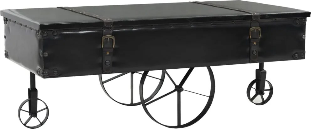 vidaXL MDF és fenyő dohányzóasztal 110 x 55 x 43 cm