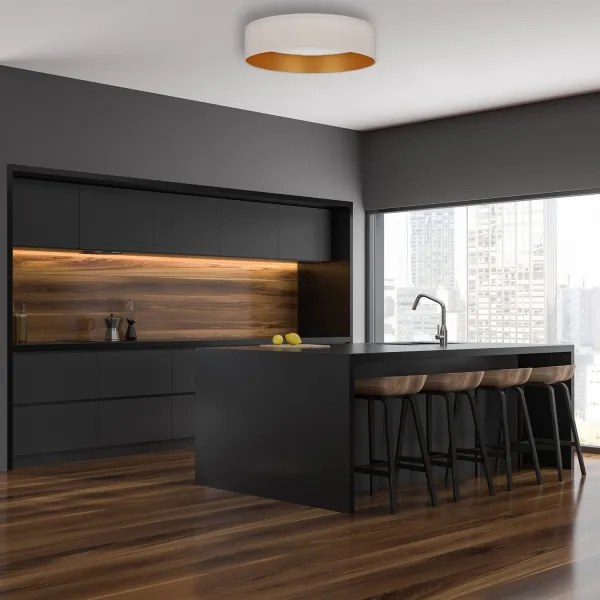 Brilagi - VELVET LED mennyezeti lámpa 24W 230V 3000/4000/6400K krém/arany