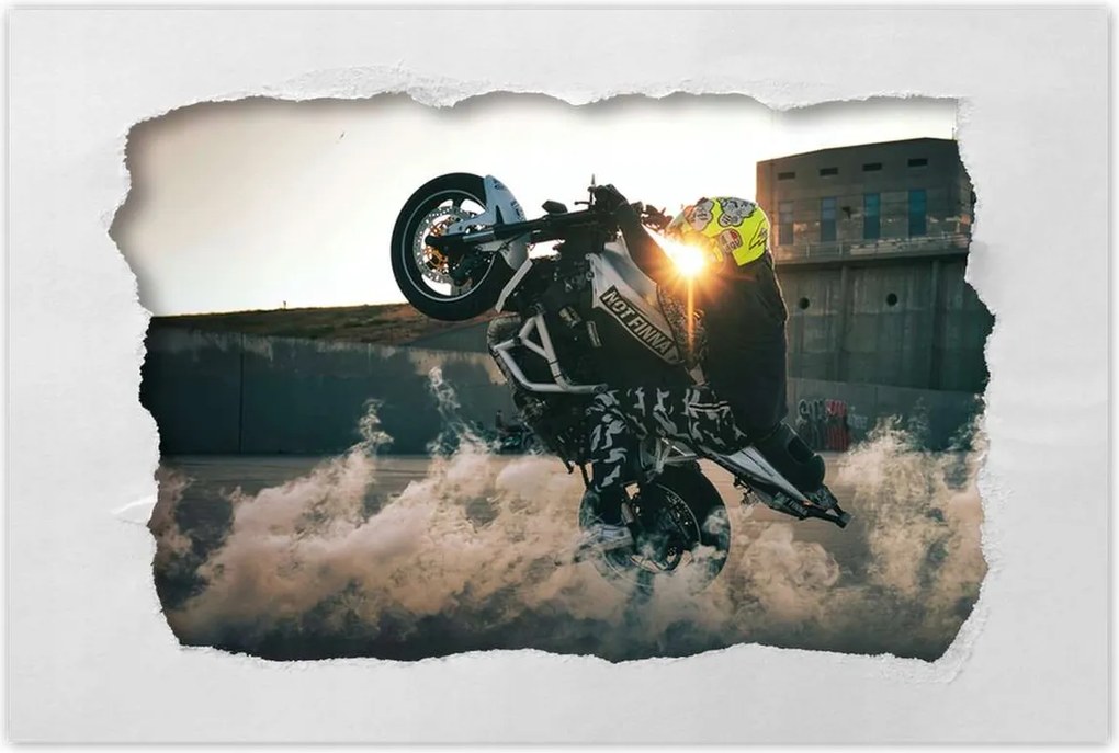 Poszterek 120x80 Gumiégetés Drift Motor