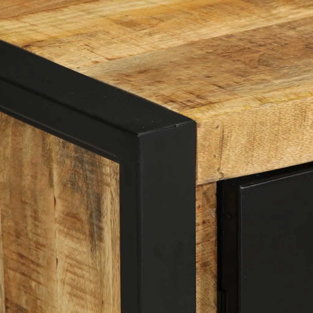 Éjjeli szekrények 2 db tömör nyersfa mangó