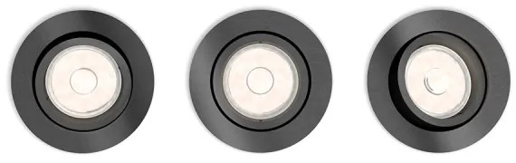 Philips 50393/99/PN - Készlet 3x beépíthető lámpa MYLIVING DONEGAL 1xGU10/5,5W/230V