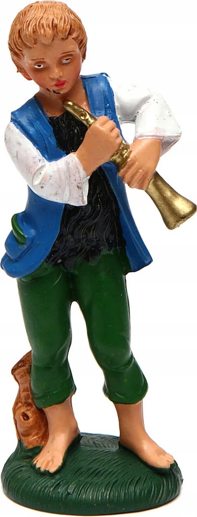 Karácsonyi betlehem figura Fiú figuratartóval 10cm magas