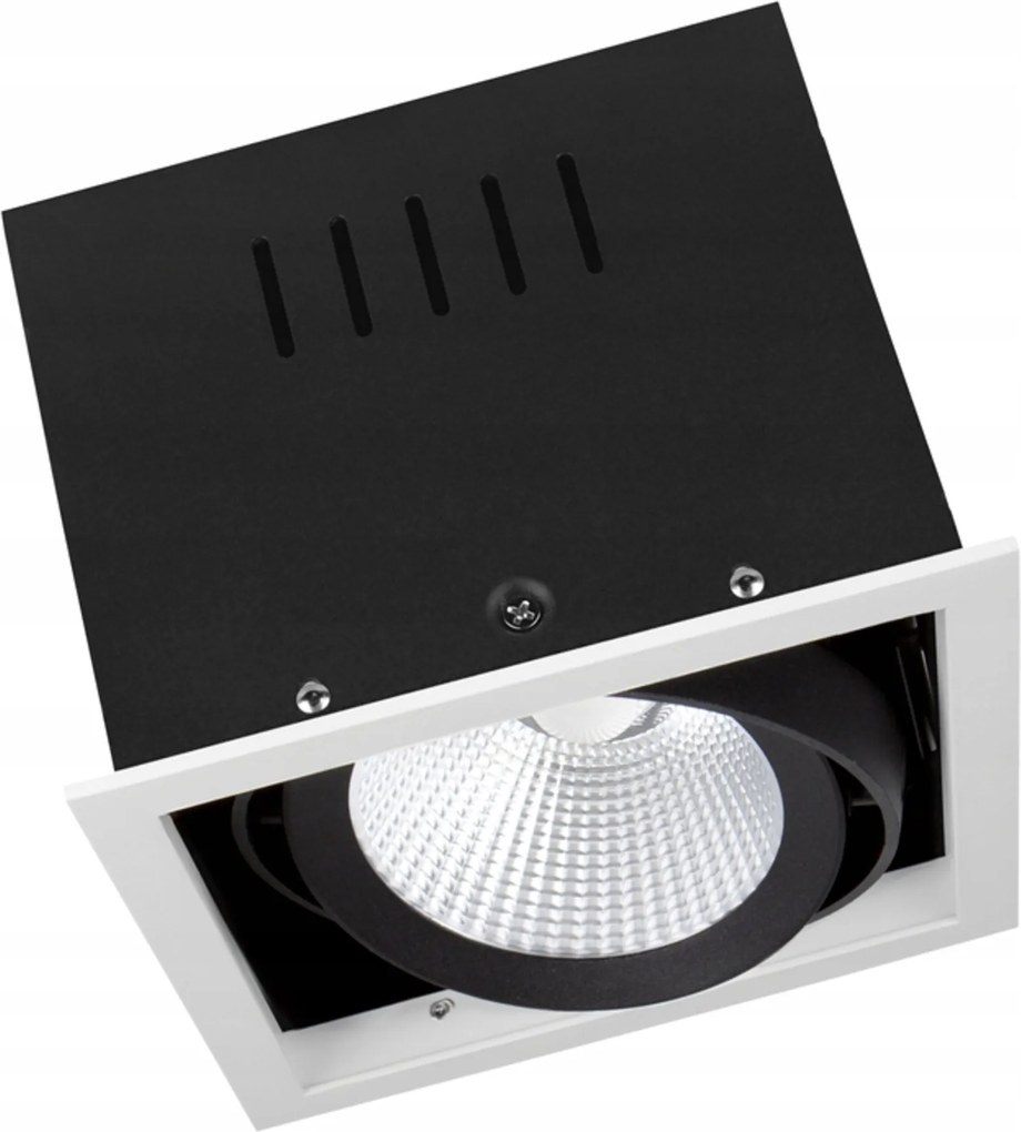 Ledvance Spot Multi 1x30W 3000K Fl Wt/bk négyzet alakú süllyesztett Led