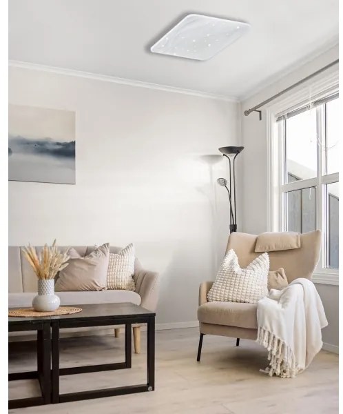 LED Dimmelhető mennyezeti lámpa NERIS LED/36W/230V 2700-6500K + távirányító