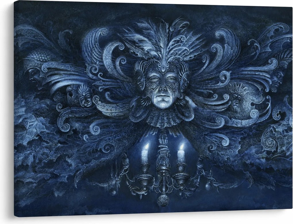 Kép - sötét barokk (70x50 cm)
