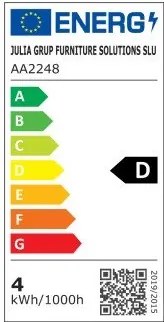 Meleg színű LED izzó E27 foglalattal, 4 W – Kave Home