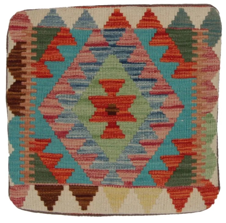 Kilim díszpárna 45x48 kézi szövésű Kelim párnahuzat