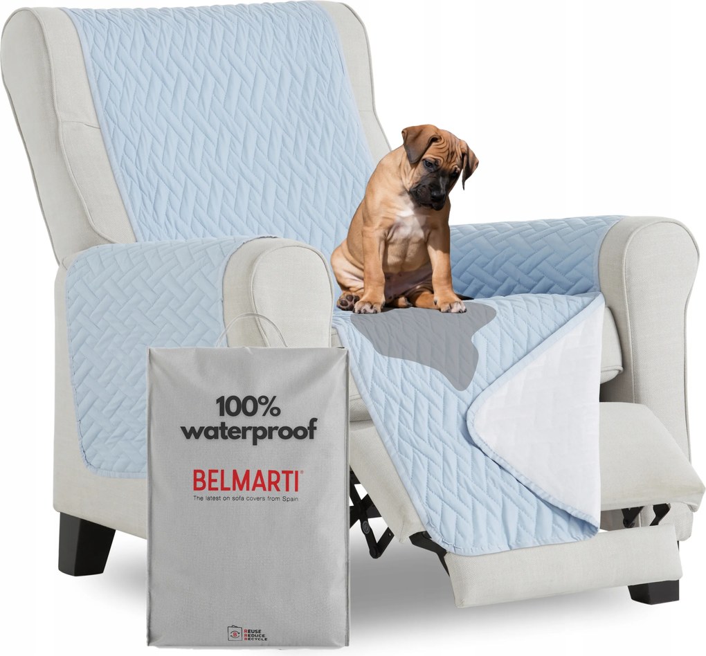 Vízálló ágytakaró fotelvédő teflon csepegtetős fotelhez, kék