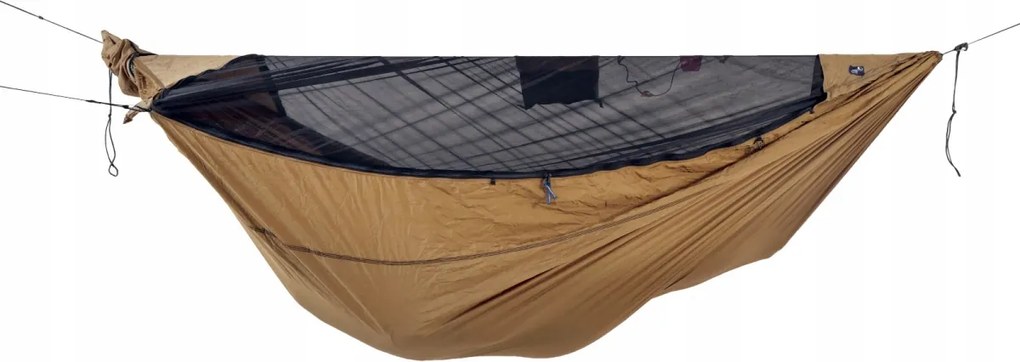 Ticket To The Moon Függőágy Pro szúnyoghálóval 325 x 170 cm Brown/Black