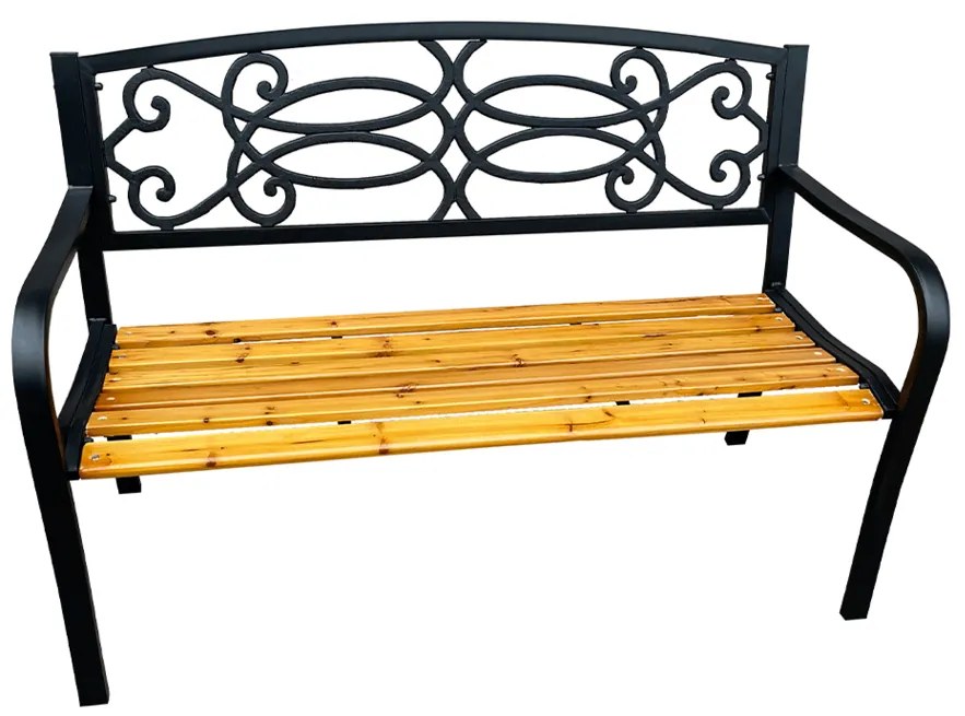 Rotina New kerti pad, fekete, 85 x 60 x 127 cm