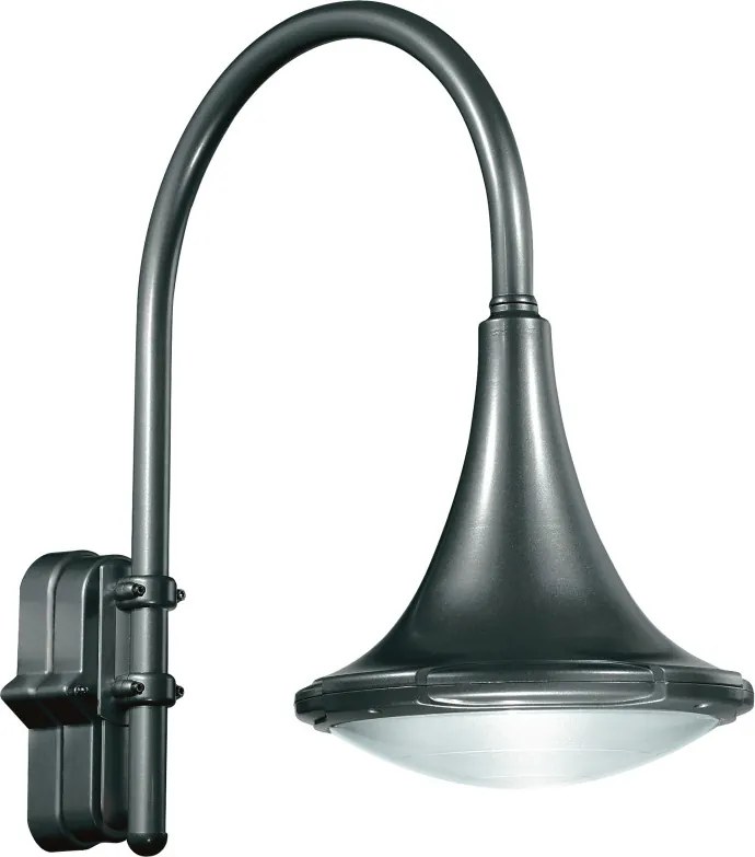 NOVOLUX 672B-L0234B-04 PANA Klasszikus Kültéri Fali Lámpa Antracit, Fehér LED IP65