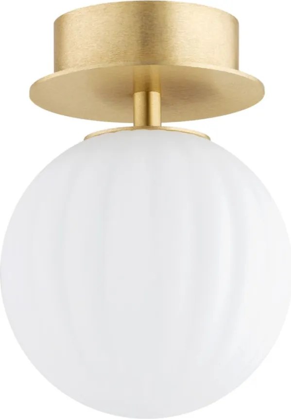 ARGON 8504 PALOMA Glamour Mennyezeti Lámpa Opál Szőnyeg, Csiszolt Sárgaréz E14 IP20