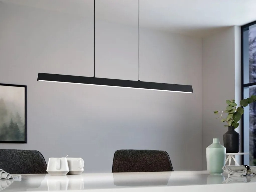 EGLO 99603 SIMOLARIS Modern Led Függesztett Lámpa Fehér, Fekete LED IP20