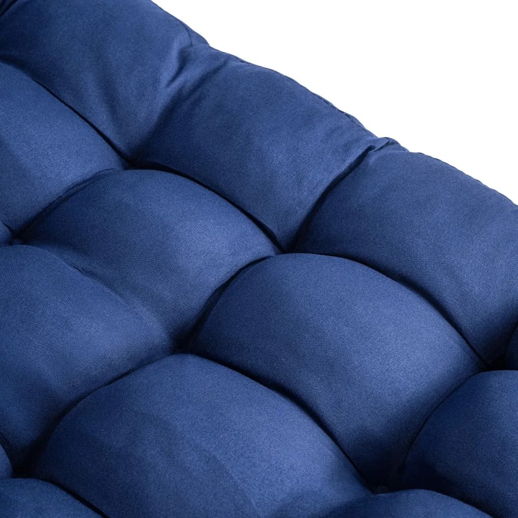 Kerti napozóágy sötétkék színben – SATURN